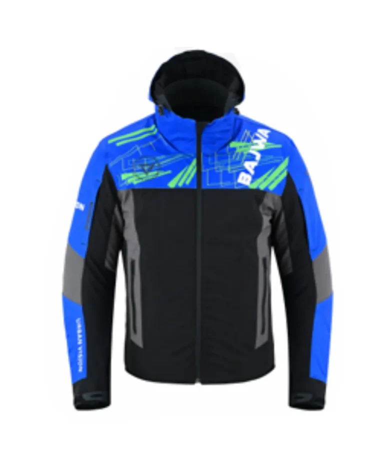 Blackout Blue Urban Motorcycle Jacket Manufacturer