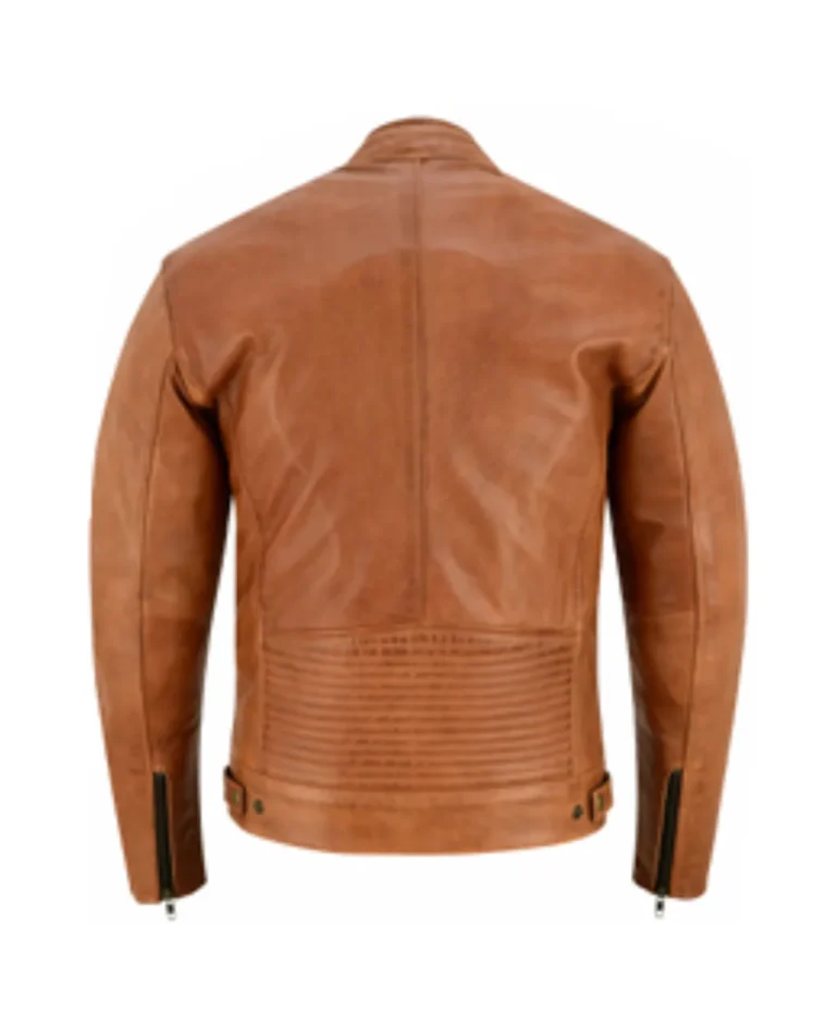 motorcycle light brown leather jacket manufacturer & wholesaler