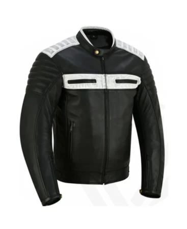 motorcycle black leather jacket manufacturer & supplier