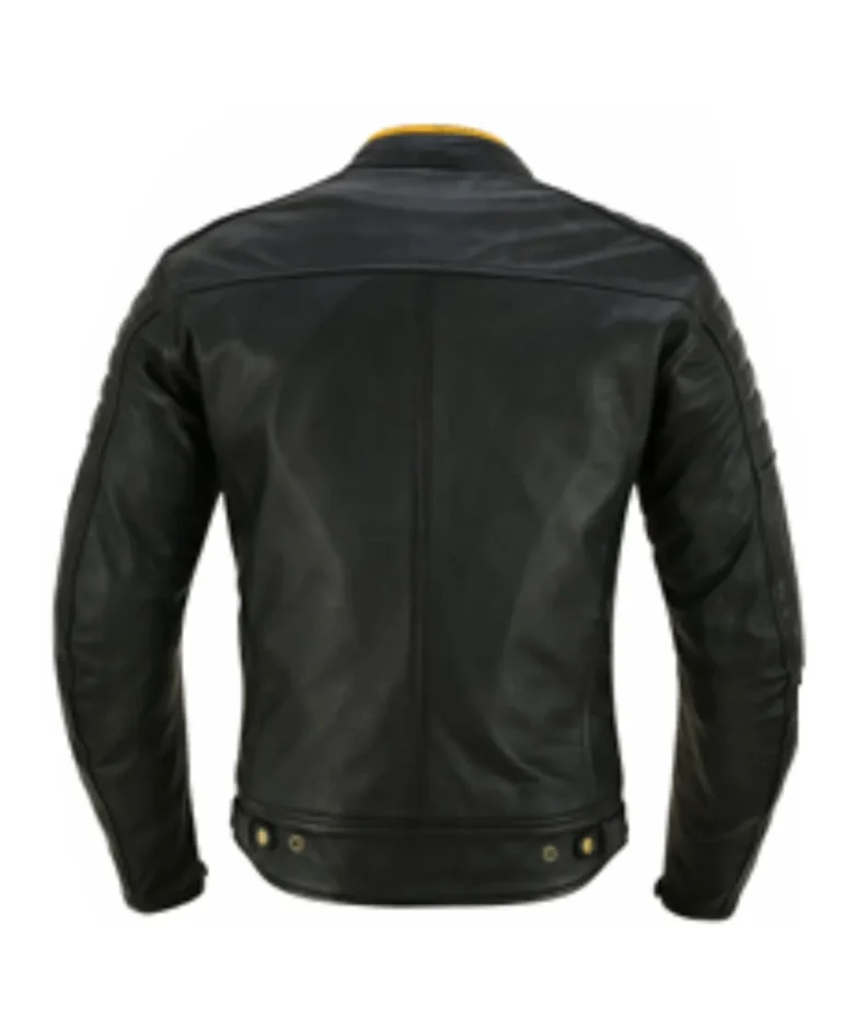 motorcycle cafe racer leather jacket wholesaler