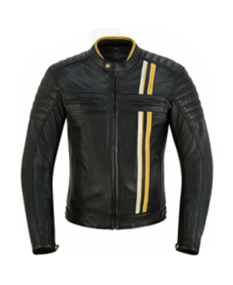 motorcycle cafe racer leather jacket supplier
