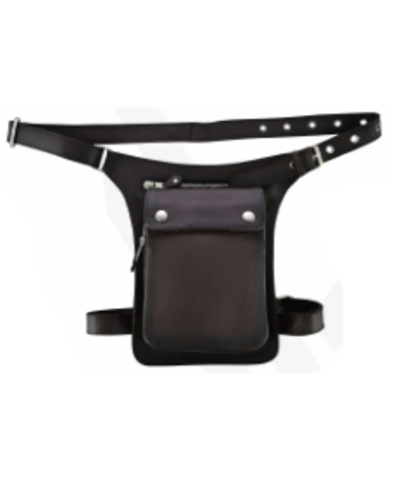 Motorcycle Fancy leather waist bag Manufacture