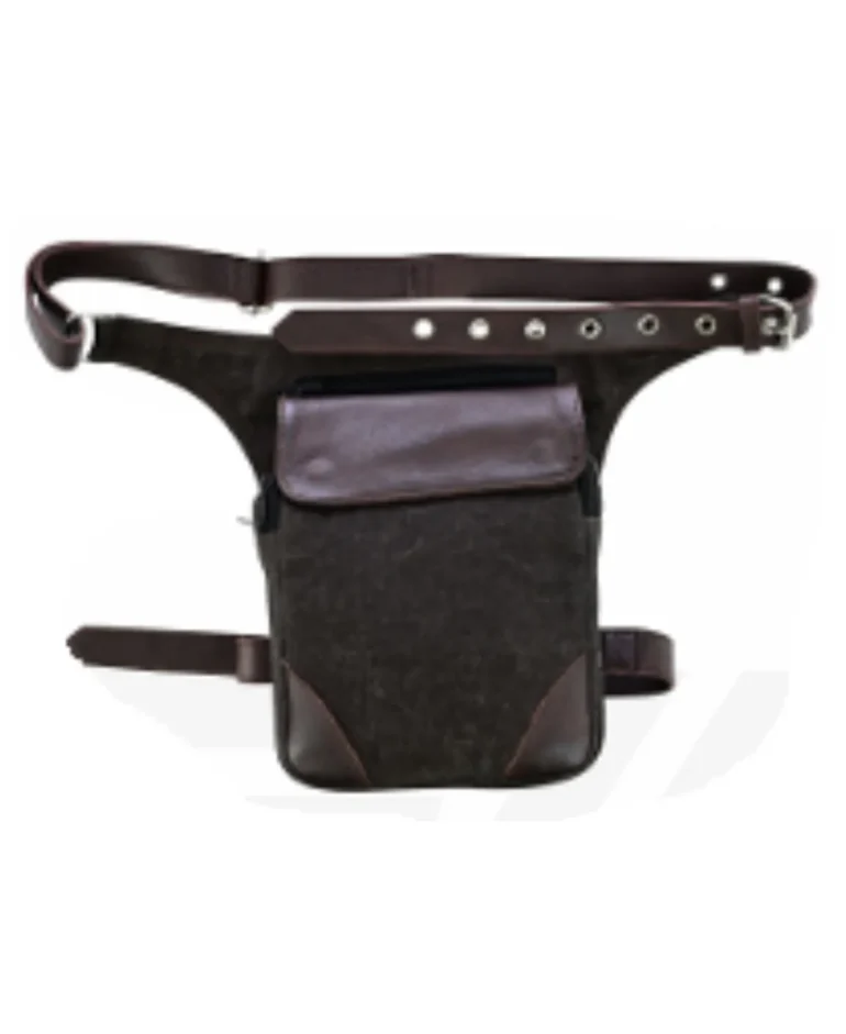 Motorcycle Blackout Brown Waist Bag Manufacture